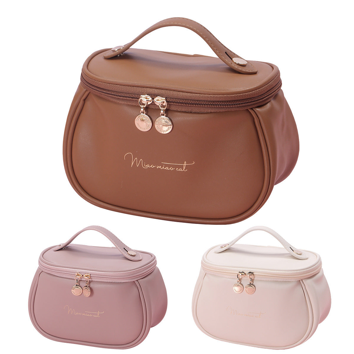 Makeup Bag Large Capacity | Portable Travel Cosmetic Toiletry Organizer | Women’s Storage Case