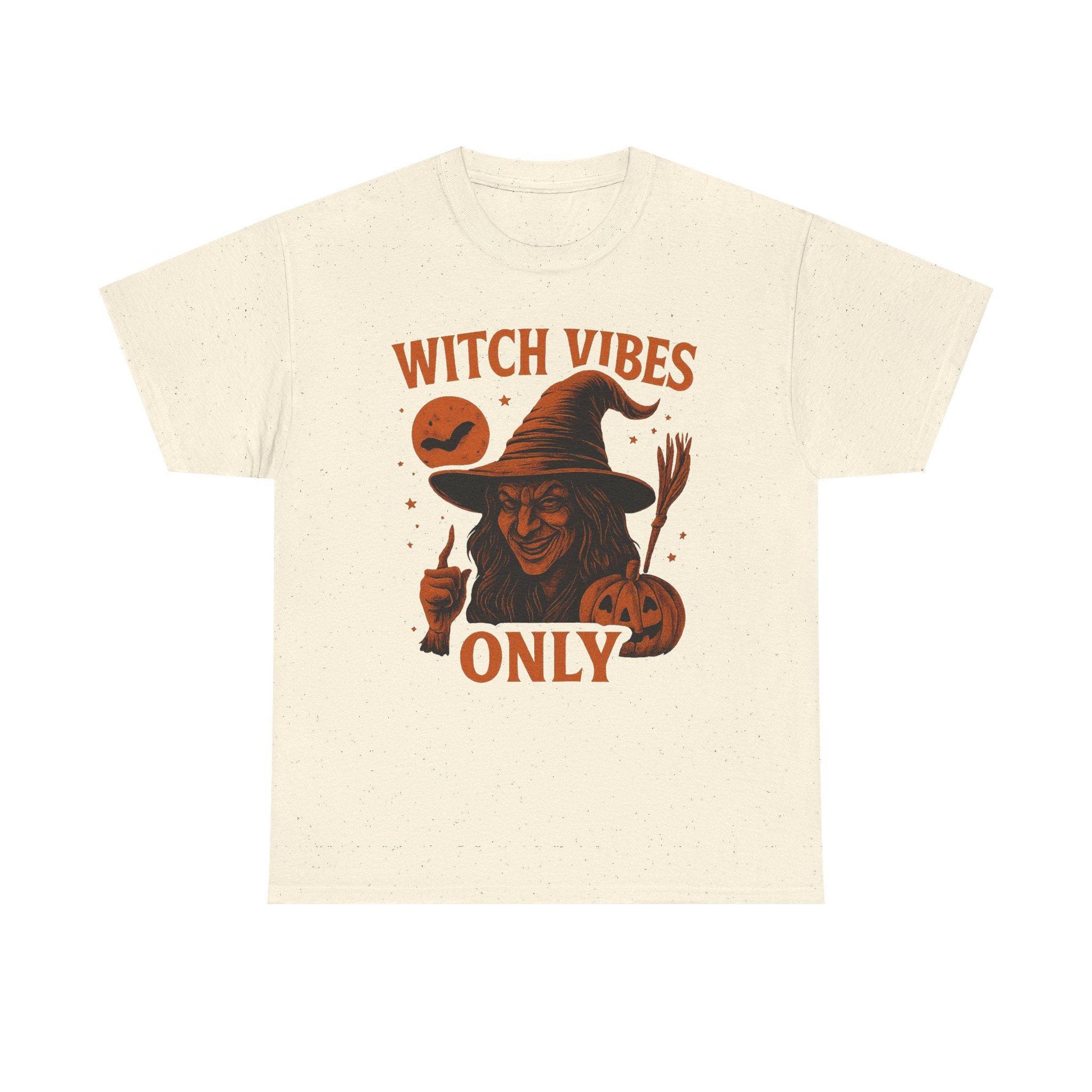 Witch Vibes Only Tee, Unisex Halloween Shirt, Spooky Graphic Tee, Witch Lover Apparel, Fall Festivity T-Shirt, Perfect for Halloween Parties