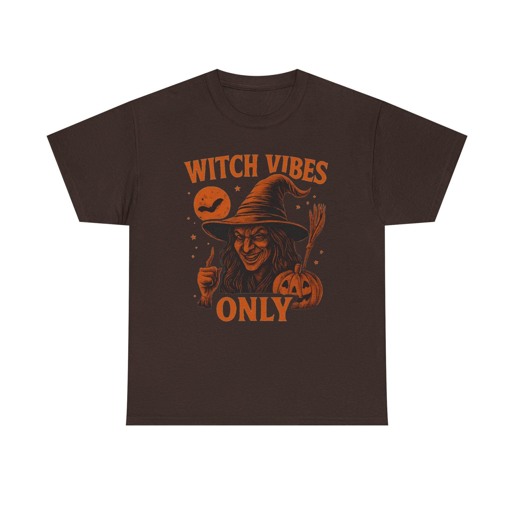 Witch Vibes Only Tee, Unisex Halloween Shirt, Spooky Graphic Tee, Witch Lover Apparel, Fall Festivity T-Shirt, Perfect for Halloween Parties