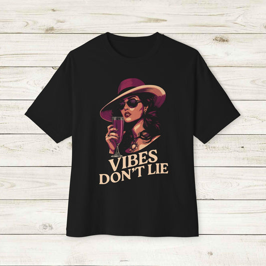 Trendy Graphic Tee, Vibes Don't Lie Shirt, Casual Unisex T-Shirt, Streetwear Style, Gift for Music Lovers