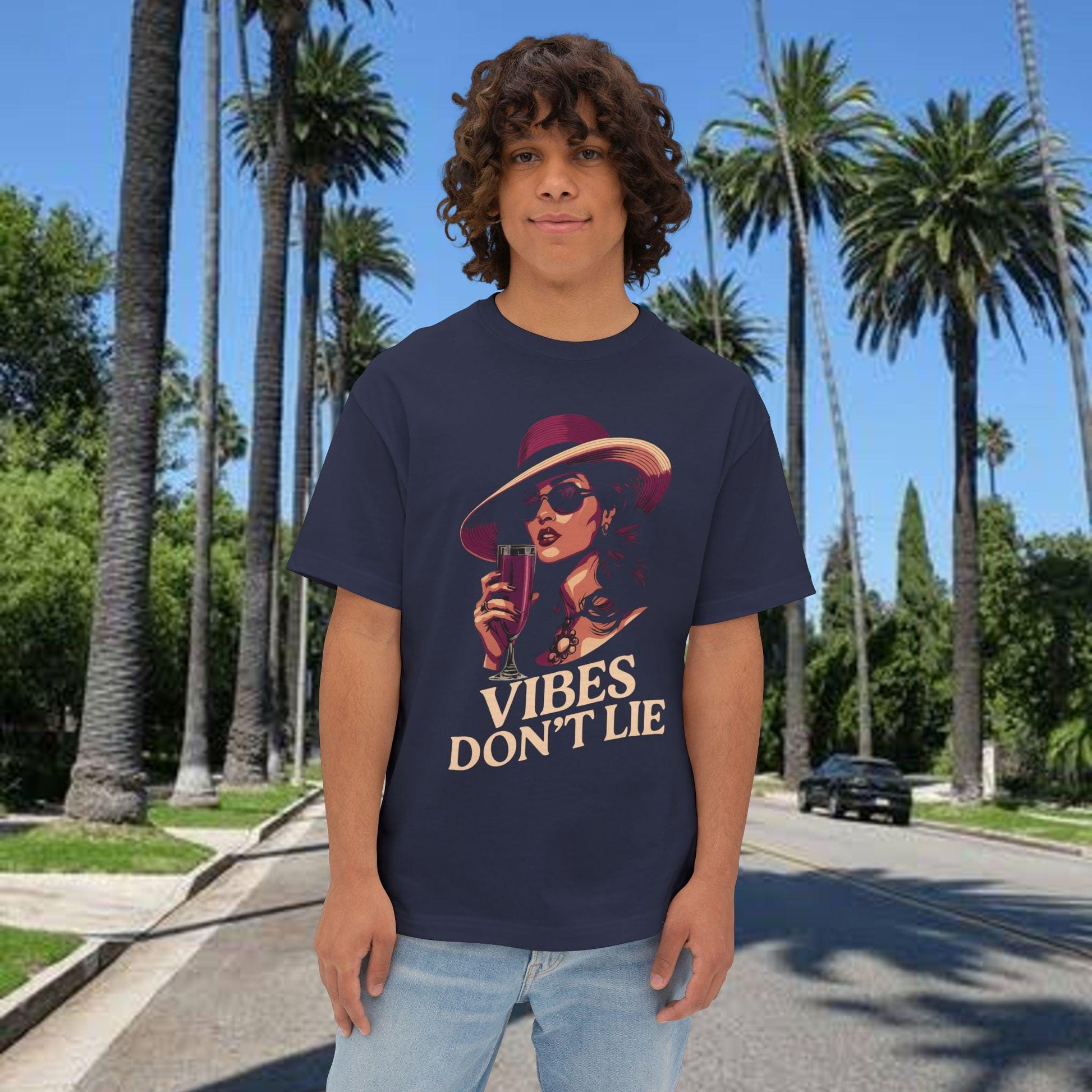 Trendy Graphic Tee, Vibes Don't Lie Shirt, Casual Unisex T-Shirt, Streetwear Style, Gift for Music Lovers