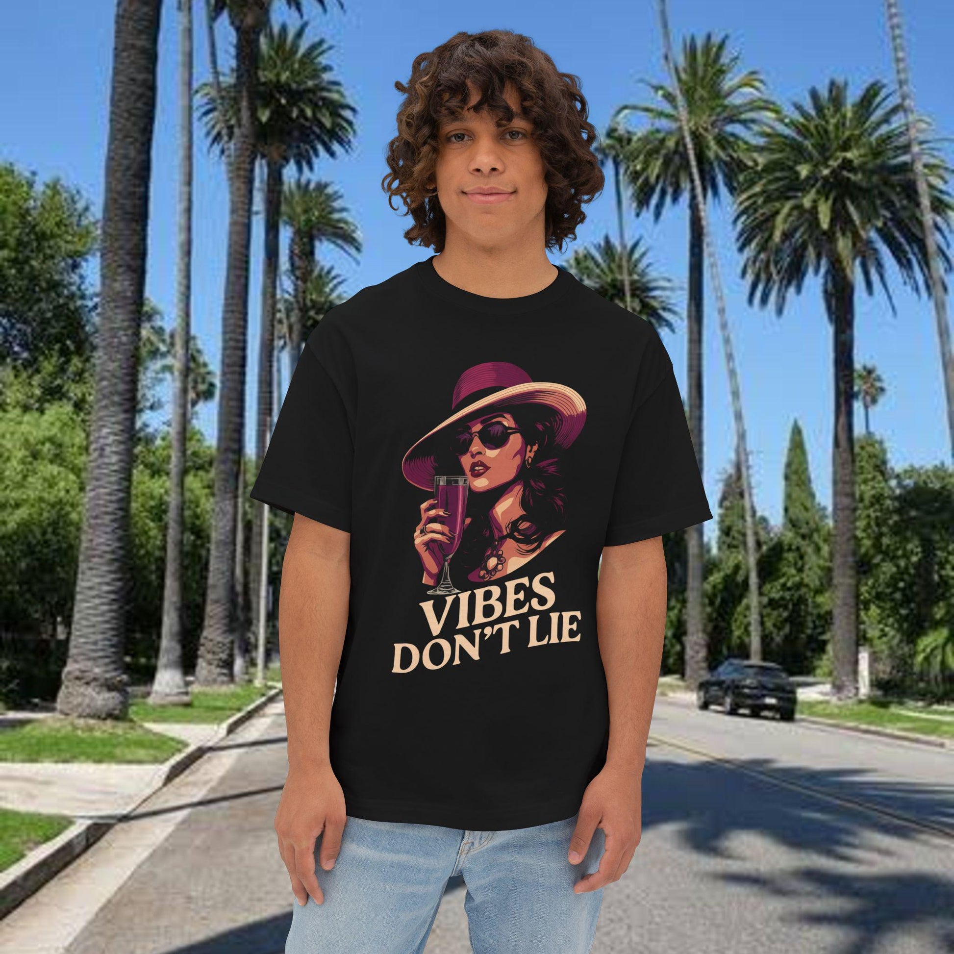 Trendy Graphic Tee, Vibes Don't Lie Shirt, Casual Unisex T-Shirt, Streetwear Style, Gift for Music Lovers