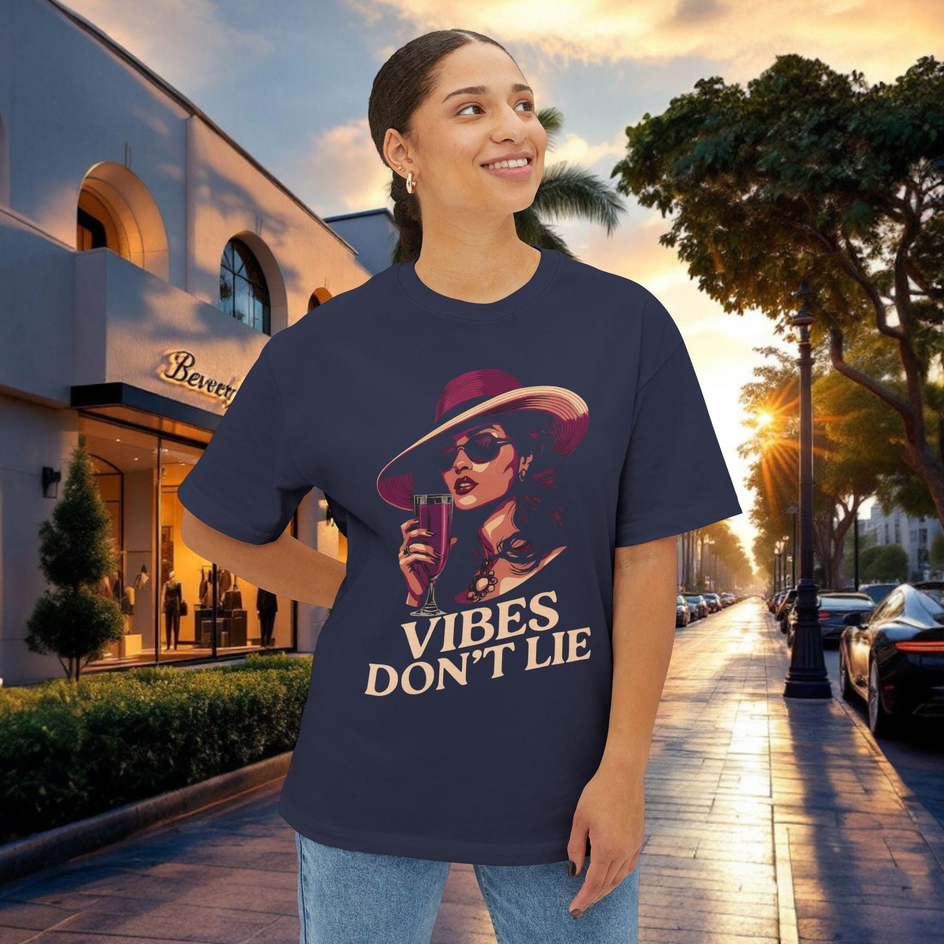 Trendy Graphic Tee, Vibes Don't Lie Shirt, Casual Unisex T-Shirt, Streetwear Style, Gift for Music Lovers