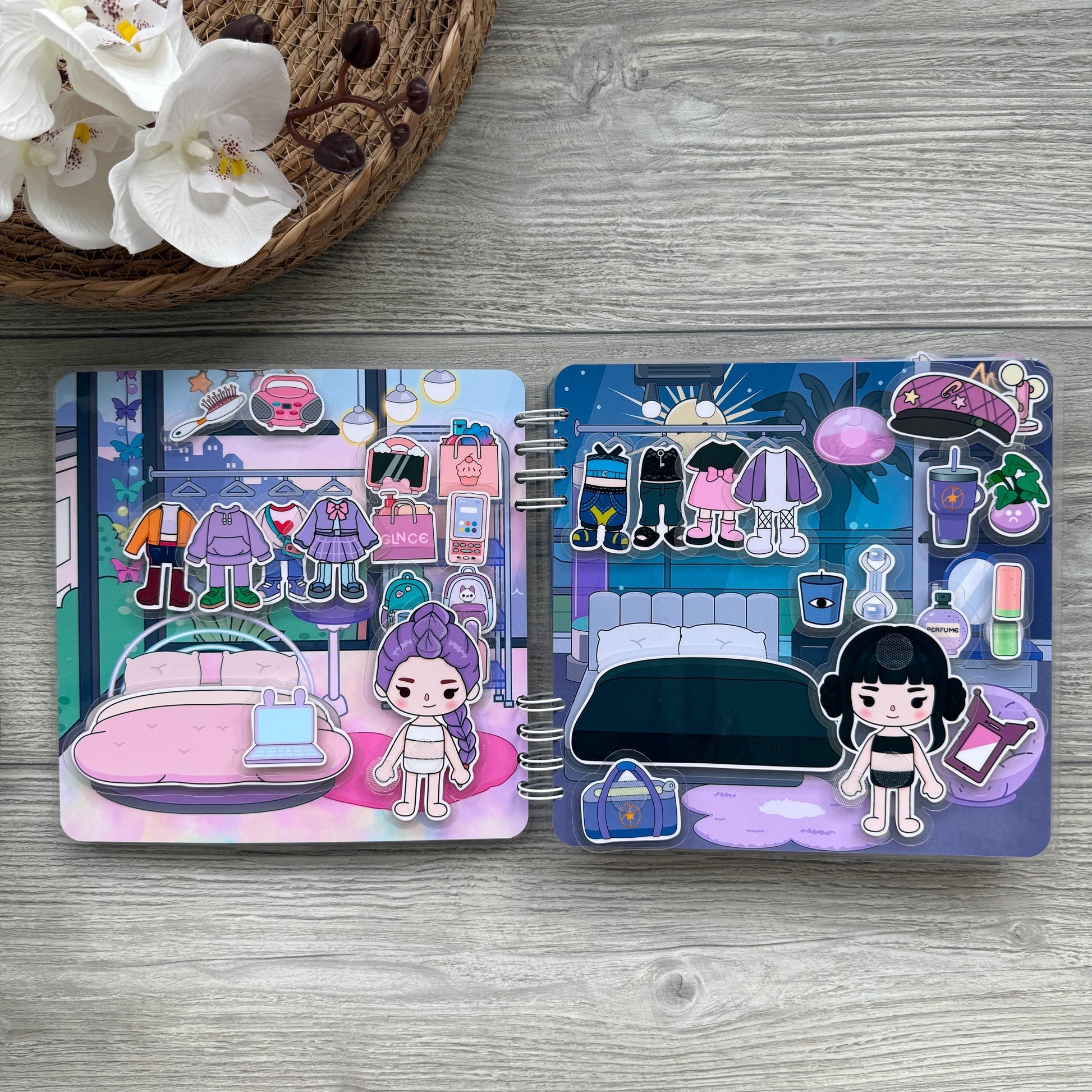 Kpop Demon Hunters Busy Book | Kpop Demon Hunter Quiet Book | Demon Hunter Kpop Toy | Demon Hunters Toddler Busy Book | Kpop Kids Activity