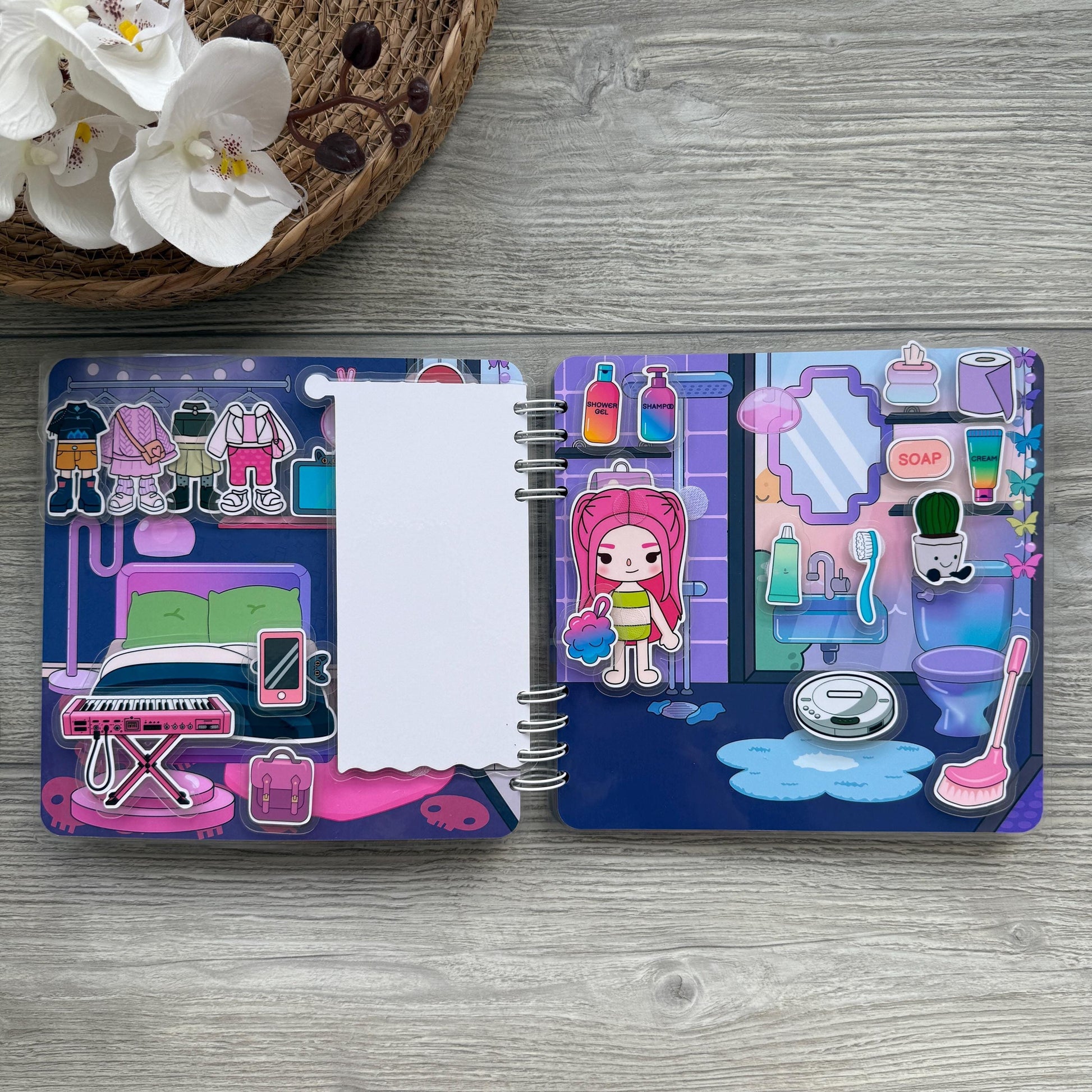 Kpop Demon Hunters Busy Book | Kpop Demon Hunter Quiet Book | Demon Hunter Kpop Toy | Demon Hunters Toddler Busy Book | Kpop Kids Activity