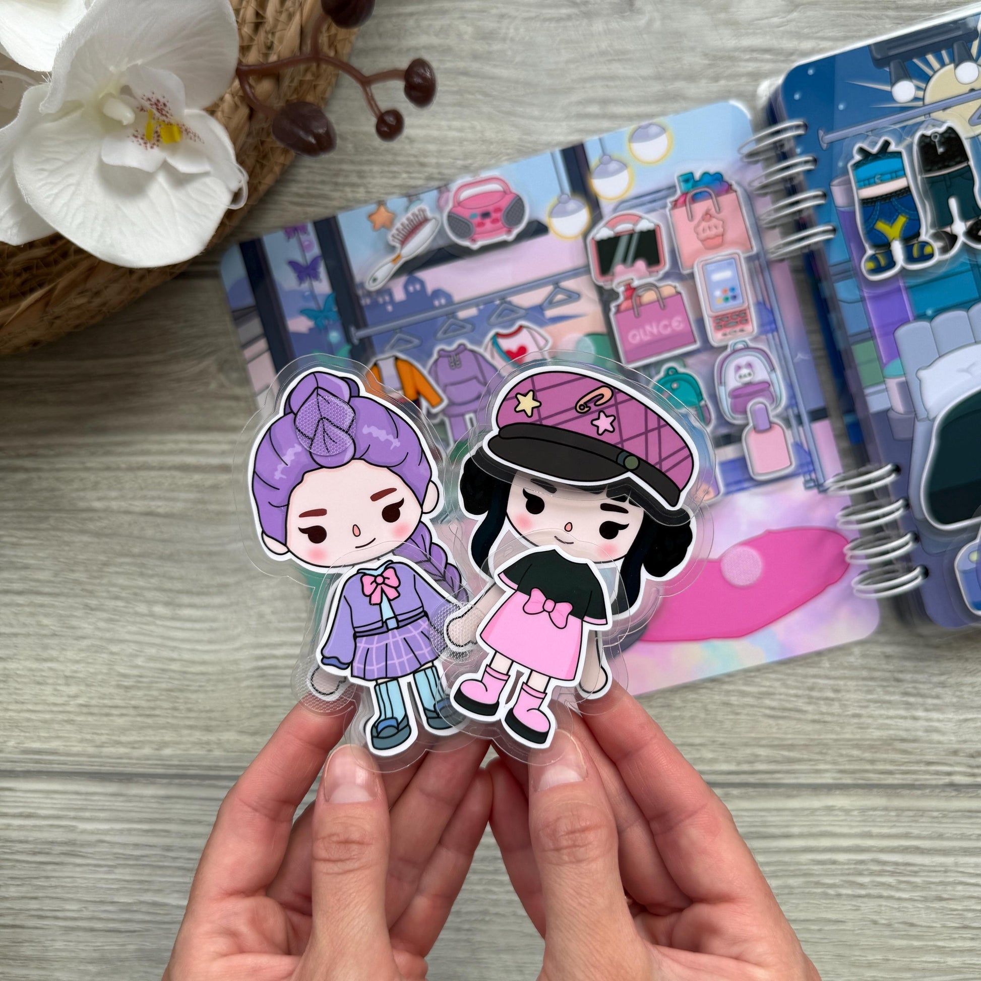 Kpop Demon Hunters Busy Book | Kpop Demon Hunter Quiet Book | Demon Hunter Kpop Toy | Demon Hunters Toddler Busy Book | Kpop Kids Activity