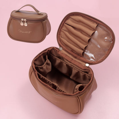 Makeup Bag Large Capacity | Portable Travel Cosmetic Toiletry Organizer | Women’s Storage Case