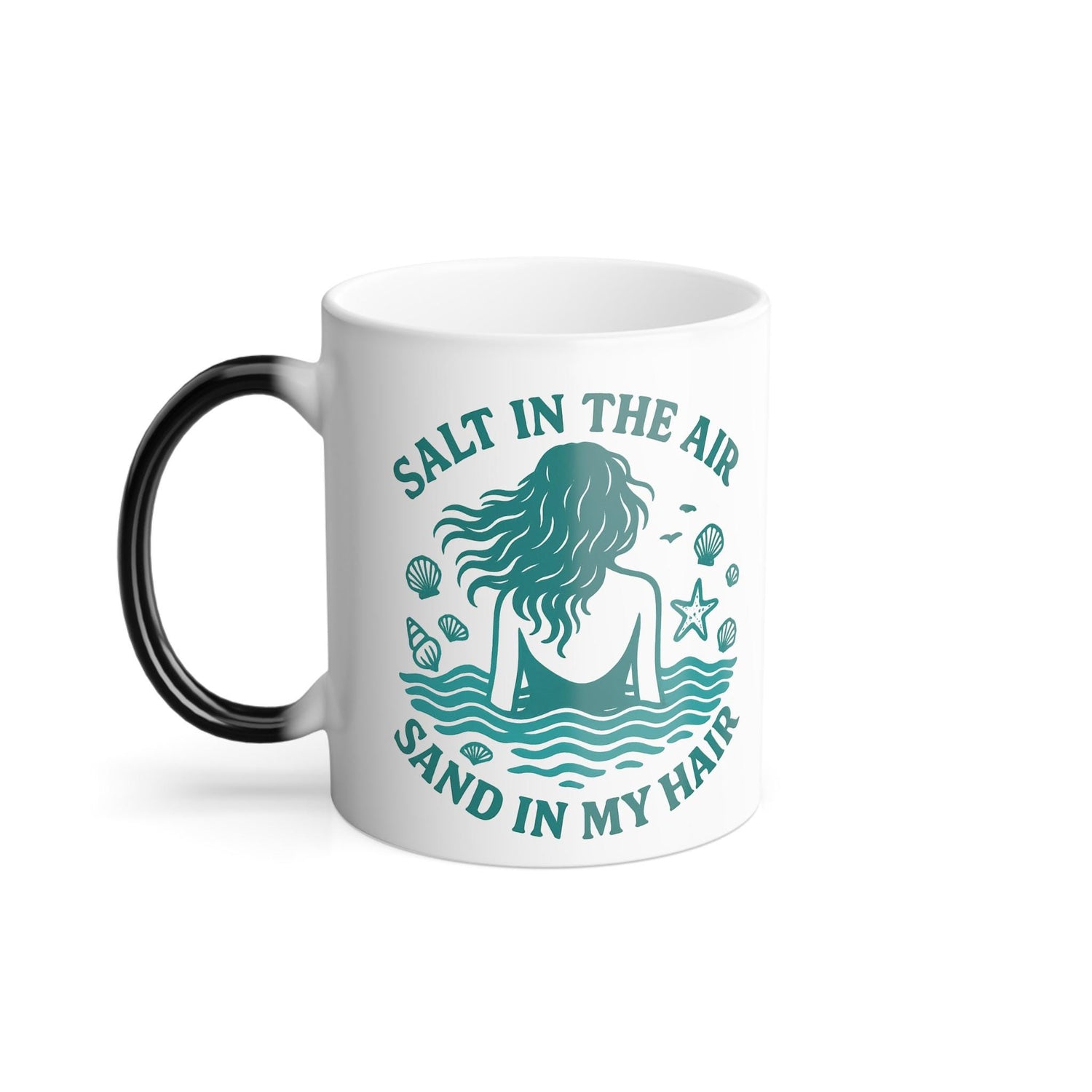 Salt in the Air Color Morphing Coffee Mug, 11oz - Perfect Gift for Beach Lovers, Summer Vibes, Coastal Living, Summer Holidays, Unique [...]