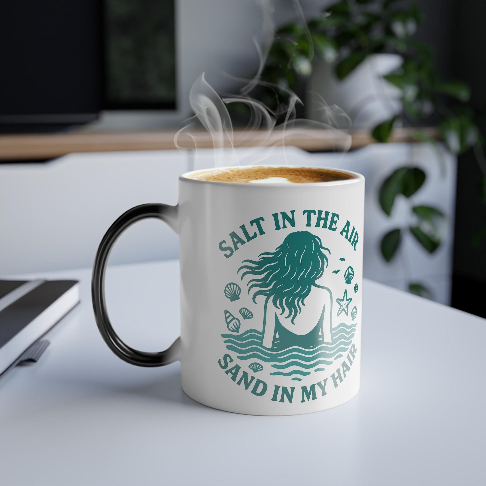 Salt in the Air Color Morphing Coffee Mug, 11oz - Perfect Gift for Beach Lovers, Summer Vibes, Coastal Living, Summer Holidays, Unique [...]