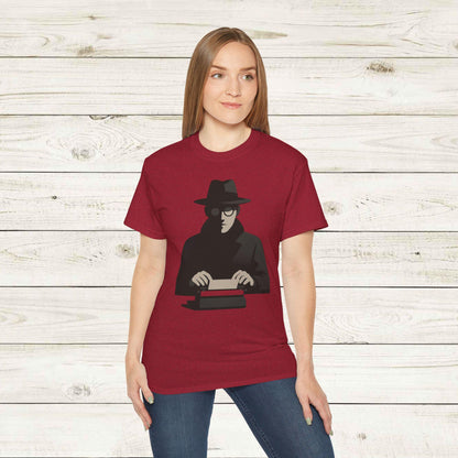 Mystery Writer Graphic Tee - Perfect for Book Lovers, Writers, Literary Gifts, Unisex Cotton Shirt, Creative Apparel