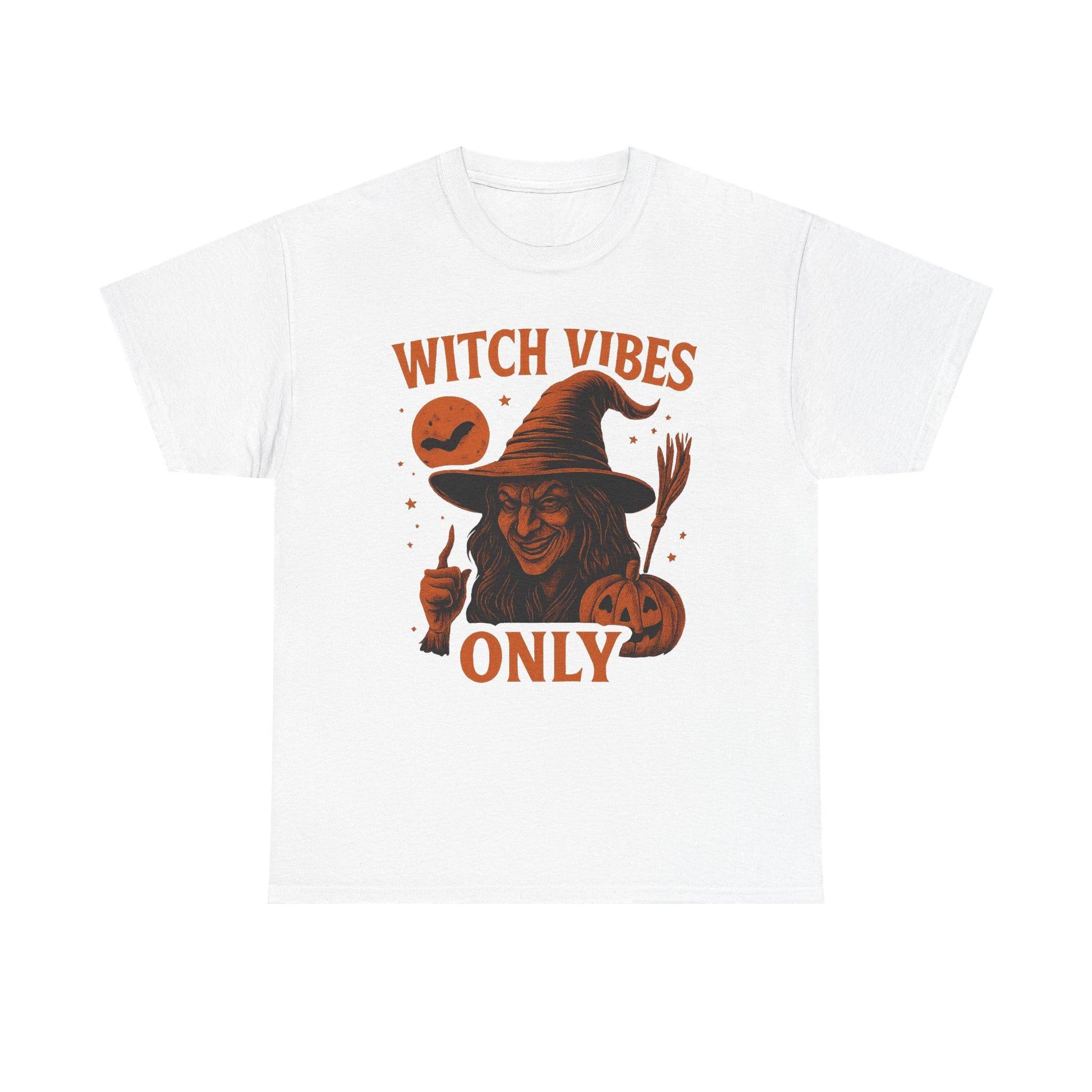 Witch Vibes Only Tee, Unisex Halloween Shirt, Spooky Graphic Tee, Witch Lover Apparel, Fall Festivity T-Shirt, Perfect for Halloween Parties