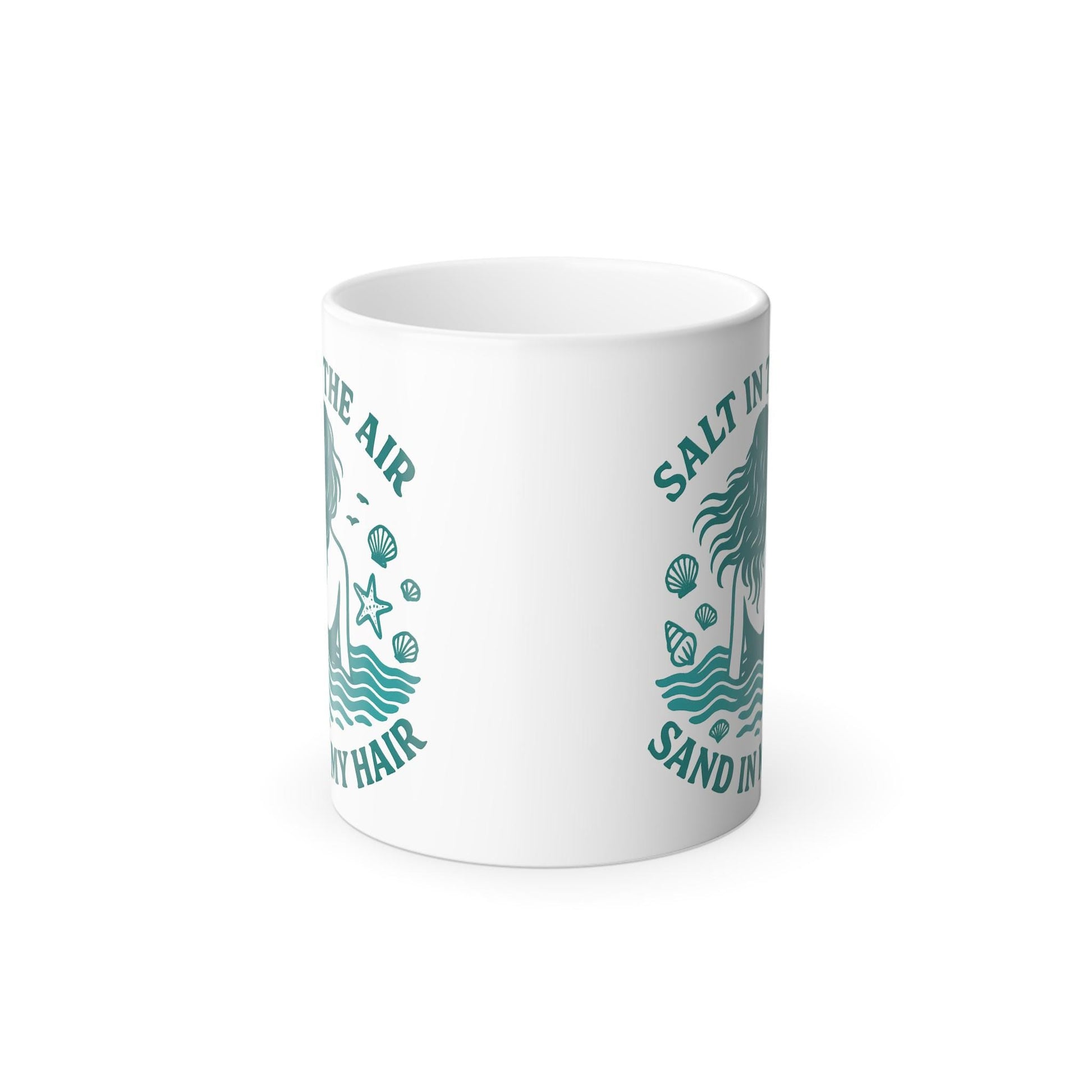 Salt in the Air Color Morphing Coffee Mug, 11oz - Perfect Gift for Beach Lovers, Summer Vibes, Coastal Living, Summer Holidays, Unique [...]